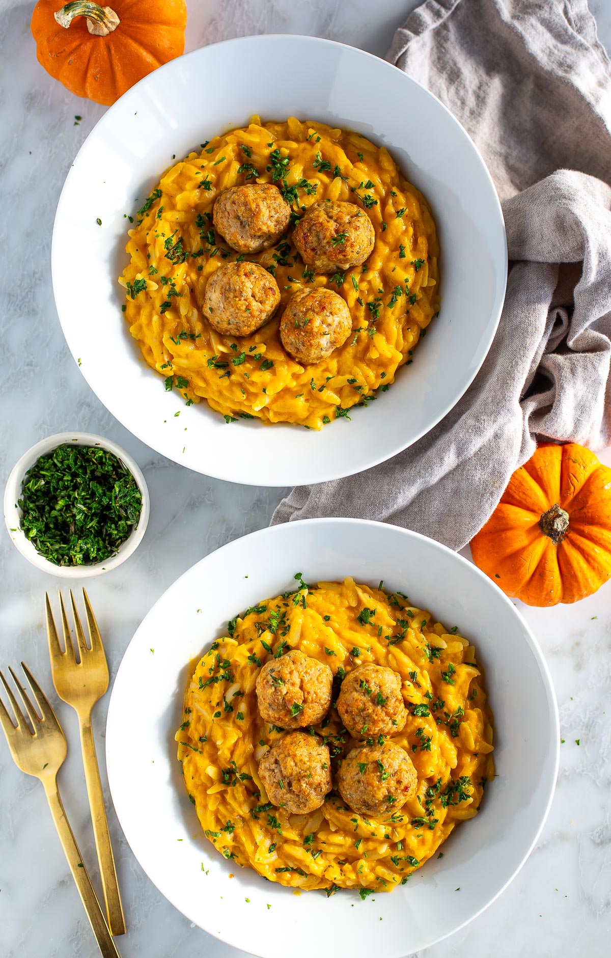Butternut squash orzo