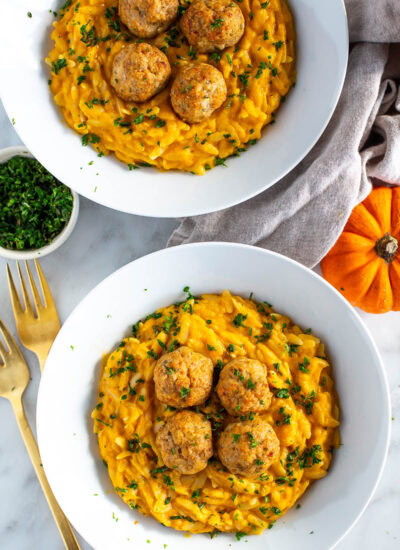 Butternut squash orzo