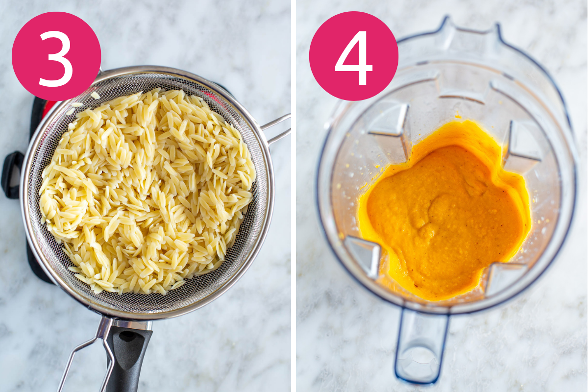 Butternut squash orzo