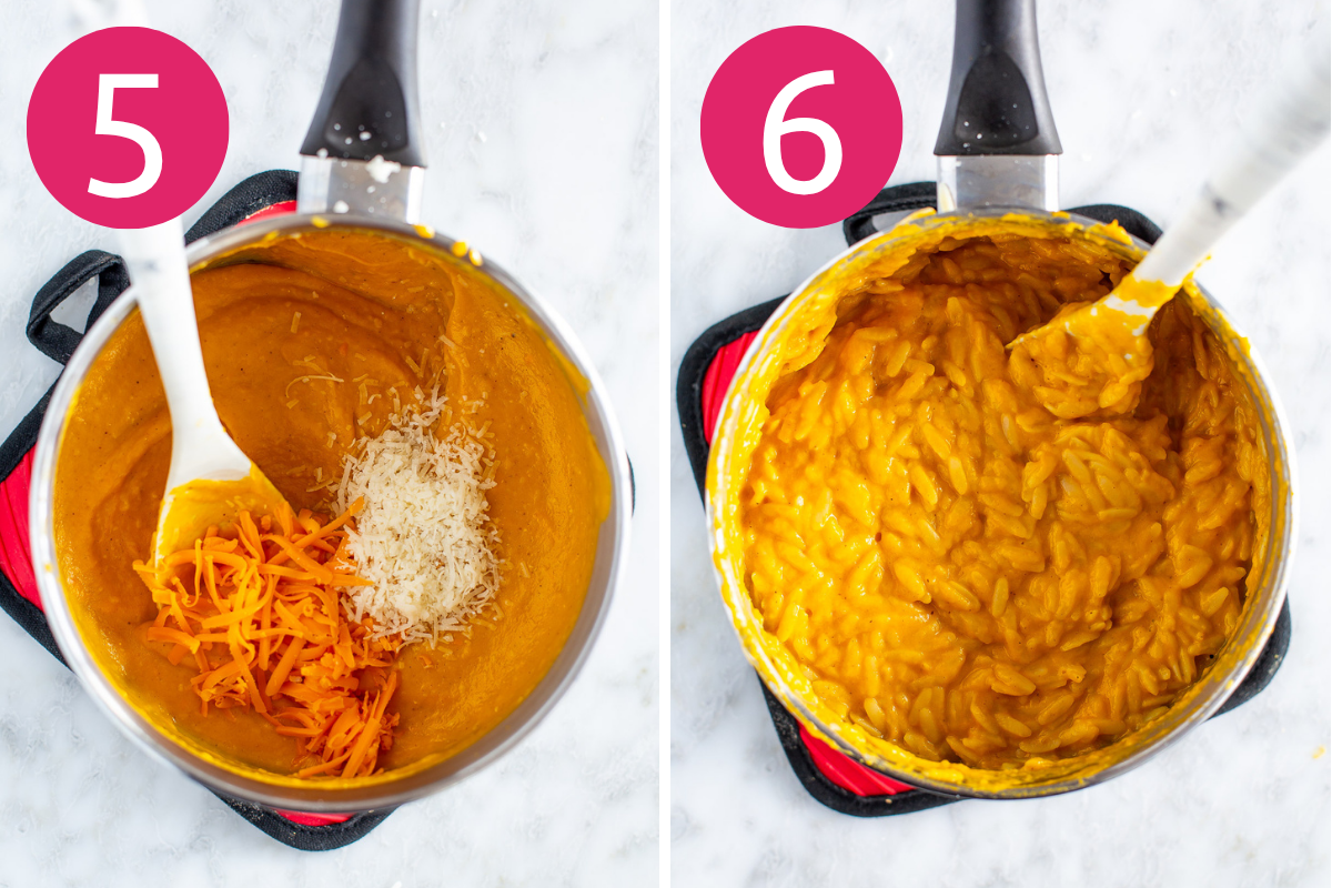 Butternut squash orzo
