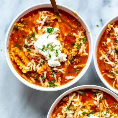 30-Minute Lasagna Soup