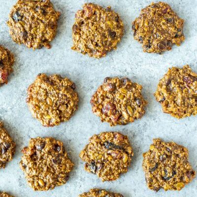 Banana Oatmeal Breakfast Cookies