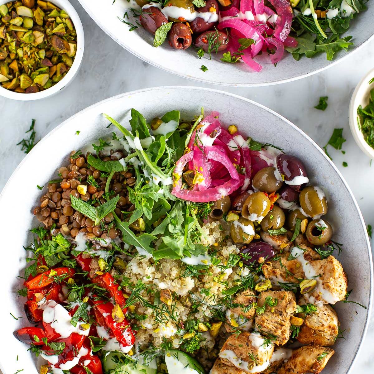 Chicken quinoa bowl