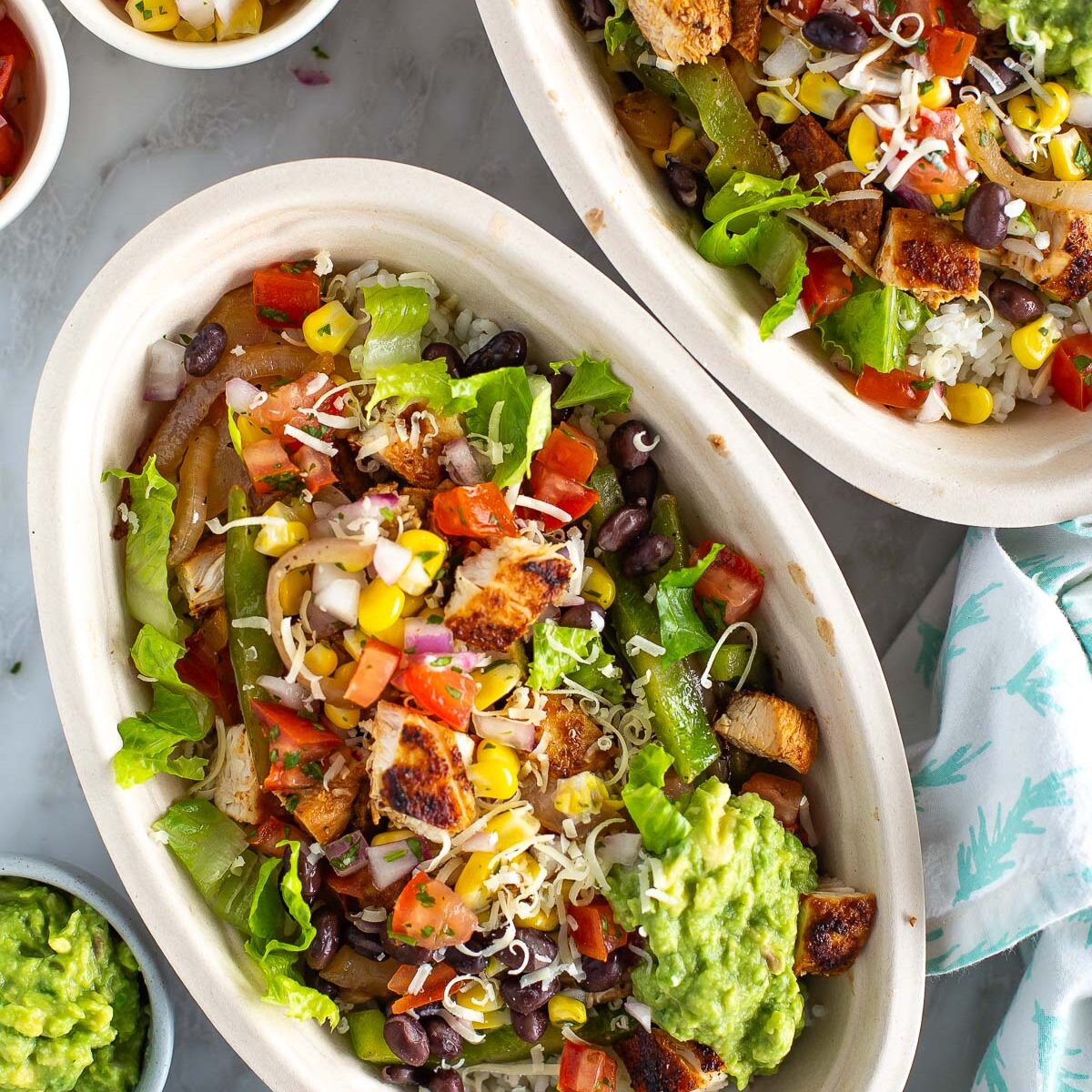 Copycat chipotle burrito bowl