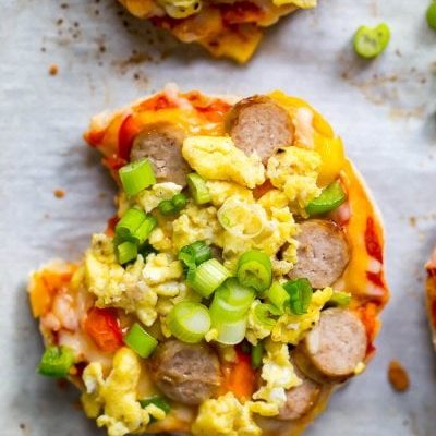 Freezer-Friendly Mini Breakfast Pizzas