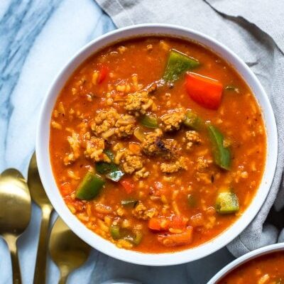 Instant Pot Stuffed Pepper Soup