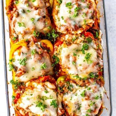 Lasagna Stuffed Peppers