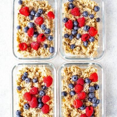 Meal Prep Protein Oatmeal-14