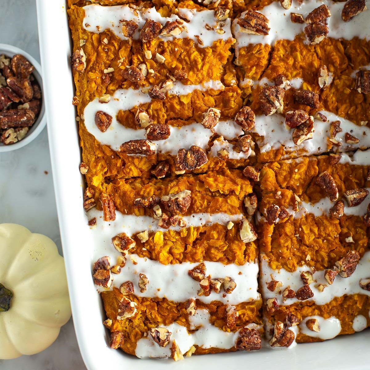 Pumpkin baked oatmeal