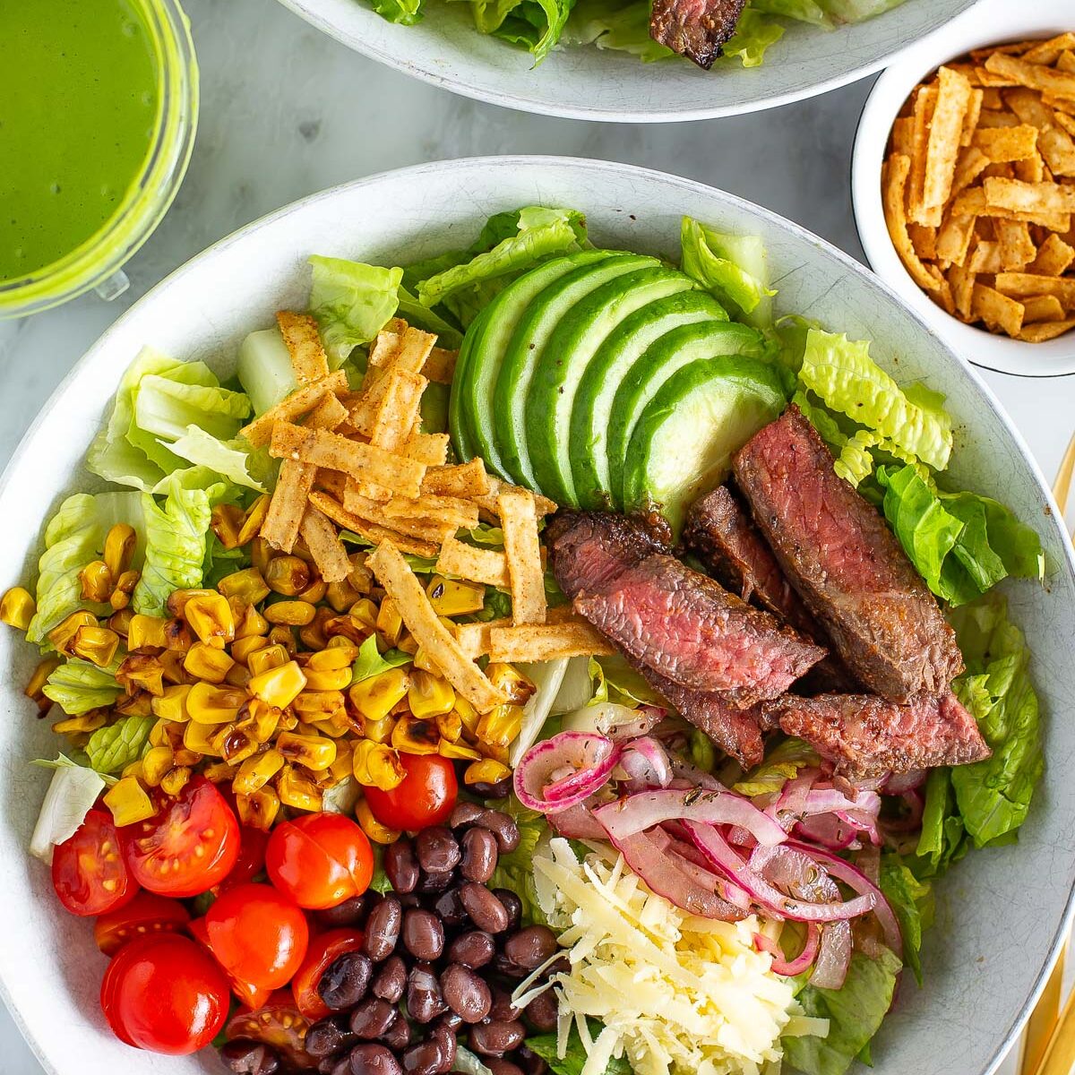 Southwest steak salad
